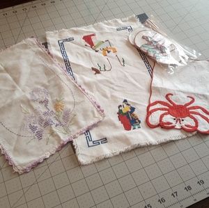 💜Vintage💜 Handmade Linens Bundle